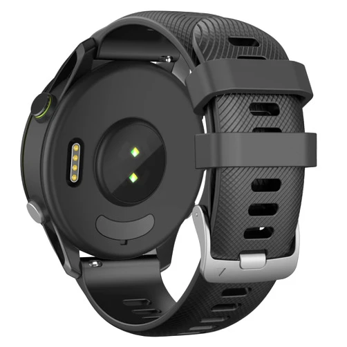 CUZOW Compatible with Garmin Vivoactive 4S Bands,Quick Release Silicone Band 18mm Replacement for Garmin Venu 2S/Vivomove 3S/Forerunner 255S/255S Music for Women Men.