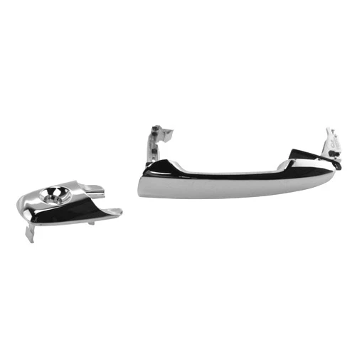 TRQ Outside Exterior Door Handle Chrome Front Left Driver Side Compatible with Flex Edge MKX