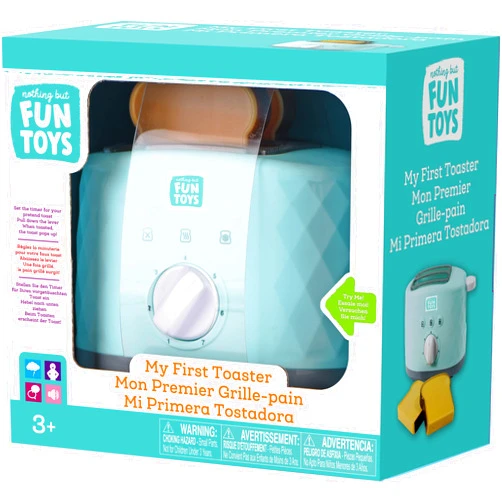 Nothing But Fun Toys My First Toaster Playset Designed for Children Ages 3+ Years, Multi