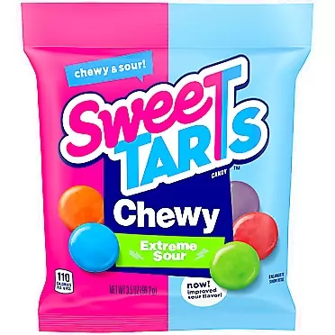 SweeTARTS Extreme Sour Chewy, 3.5 Ounce, Pack of 12 3.5 Ounce (Pack of 12)
