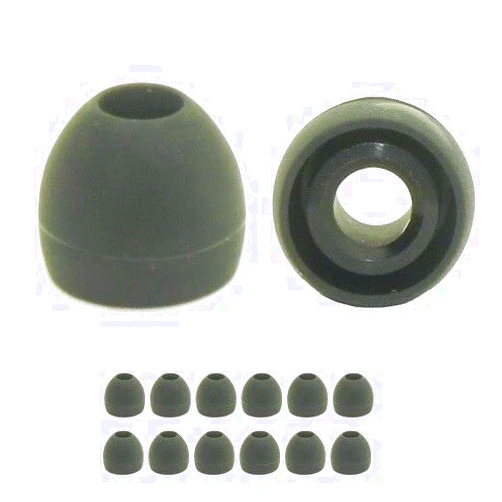 Earbudz 10 Pairs Small Size Only Silicone Replacement Earbud Ear Buds Tips 3.9mm - 4mm Connection Point