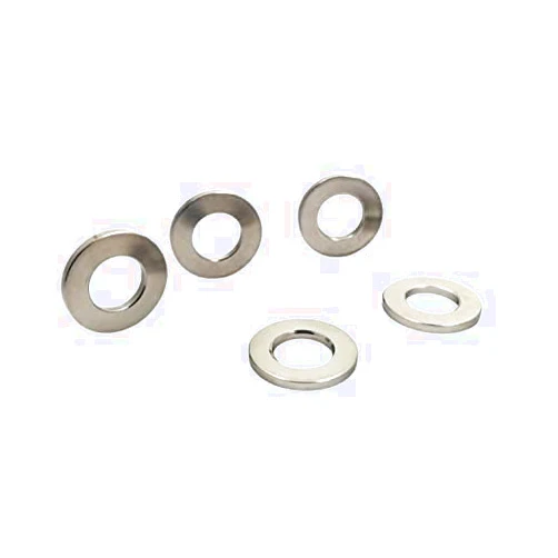 RISON-Titanium DIN125 M3/M4/M5/M6/M8/M10/M12 Titanium Flat Washer 6AL4V Aerospace Grade 5 Titanium Silver Sealing Ring for Screw Bolt Nut (M7, Titanium Silver)