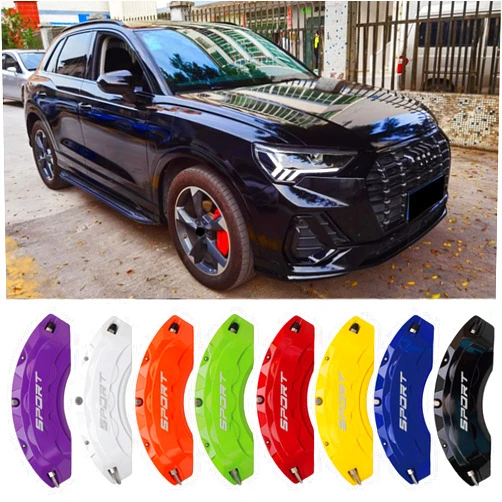 TCOI 4pc Brake Caliper Covers Compatible Front Rear 17/18/19/20/21 Wheel Size for Audi Q3 Accessories (Blue)