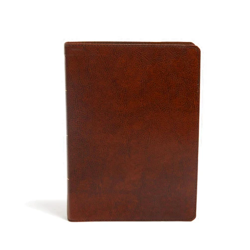 By Holman Bible Publishers (Author) KJV Study Bible, Full-Color, Brown Bonded Leather, Red Letter, Pure Cambridge Text, Study Notes and Commentary, Illustrations, Articles, Word Studies, Outlines, Timelines, Easy-to-Read Bible MCM Type