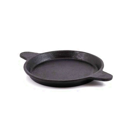 Bhagya Cast Iron Cookware Pre-Seasoned Fish Fry (8.5 inches)