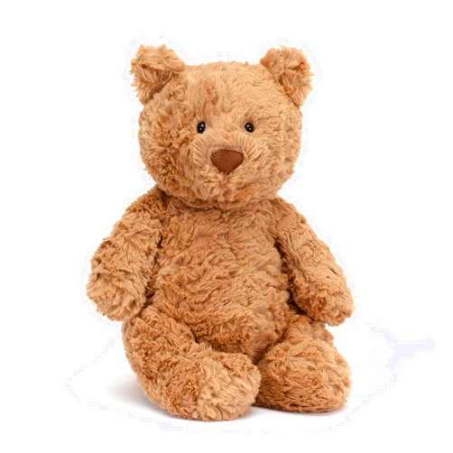 Jellycat Bartholomew Bear Stuffed Animal, Medium, 10 inches | Teddy Bear Plush | Soft and Huggable | Classic Children's Gift