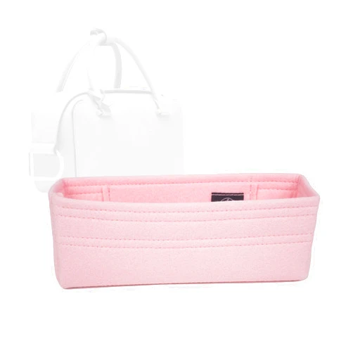 Zoomoni Bag Organizer for Delvaux Cool Box Mini Bag - Premium Felt Purse Handbag Insert Liner Shaper (Handmade) Soft Structure Support (20 Color Options)