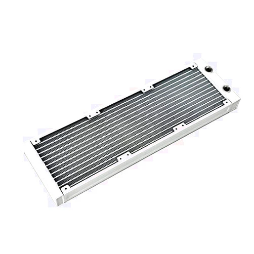 ANWCOOLER Syscooling Radiator White Color Aluminum Material 360mm White Color Water Cooling Radiator for DIY Computer Water Cooling