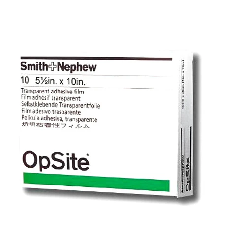 Smith & Nephew Smith and Nephew Opsite Transparent Adhesive Dressing, 5 1/2 Inches x 4 Inches - 10 ea