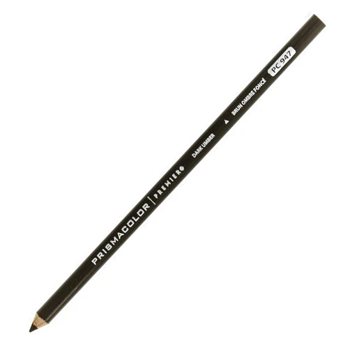 Prismacolor Premier Soft Core Colored Pencil, Dark Umber (3373),Multicolor