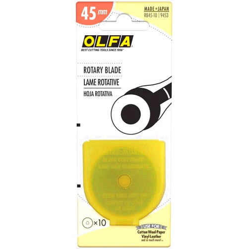 OLFA Blade - 45 mm Rotary cutter - 10 pack