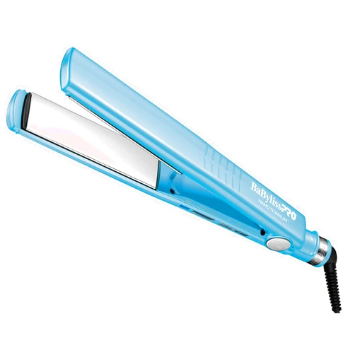 BaBylissPRO Nano Titanium Ionic Flat Iron Hair Straightener, Hair Straightener Iron for Professional Salon Results and All Hair Types