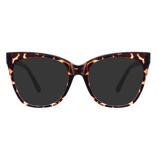 WOWSUN Large Polarized Cat Eye Sunglasses for Women