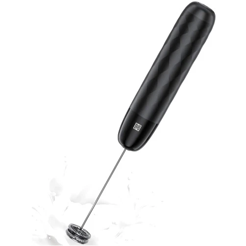 Maestri House Rechargeable Milk Frother, LunaFro Mini Handheld Electric Foam Maker Detachable Stainless Steel Whisk Drink Mixer Foamer Mini Blender for Matcha, Lattes, Cappuccino, No Stand