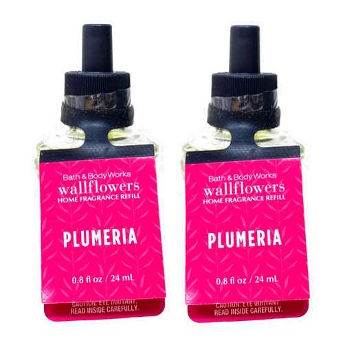 Generic Bath and Body Work PLUMERIA Wallflowers Home Fragrance Refill Set - Lot of 2, pink