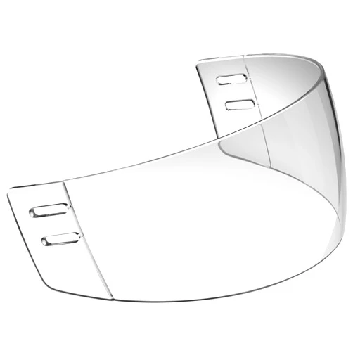 Copkim Straight Cut Hockey Helmet Clear Visor Vented Cut Anti Scratch Hockey Visor Inside Anti Fog Ice Hockey Helmet Shield Installation Clear Hockey Half Shield Visor