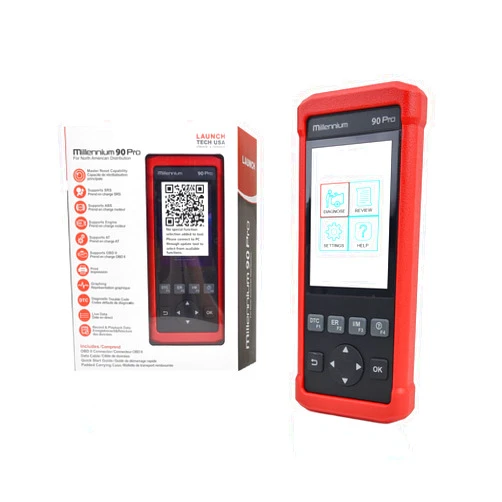 LAUNCH OBD2 Scanner LAUNCH Millennium 90 Pro Car Scanner, Full OBD2 Code Reader, Diagnostic Scan Tool for ABS SRS at Engine, with Oil EPB BMS ABS Bleeding SAS Reset Service Functions, Lifetime Free Update