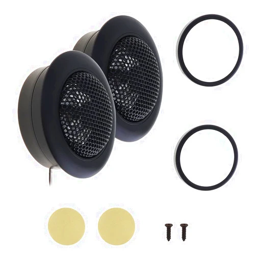 DriSentri Car Tweeters, 2pcs 800W T-120 Dome Tweeter Speakers Audio Loudspeaker Car Stereo Treble Speaker for Car Audio System