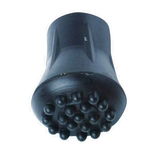 Charles Buyer Extra Grip 1 Inch Black Rubber Replacement Cane Tip Each