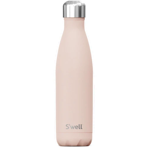S'well Stainless Steel Water Bottle 17 Fl ounces Himalayan Salt Triple-Layered Vacuum-Insulated Containers Keeps Drinks Cold for 36 Hours and Hot for 18 BPA-Free Perfect for On the Go