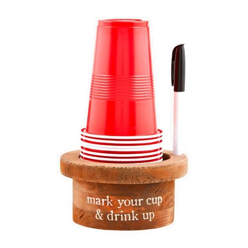 Mud Pie Disposable Cup and Marker Set; Base 3