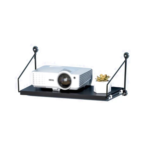 WQQ1196FFFFWAAAAA Projector Stand Mounts Projector Rack Wall-mounted Punch-free Projector Stand Bedroom Living Room Bedside Wall Tray Heavy-duty Projector Shelf Projector Bracket ( Color : E ) (F )