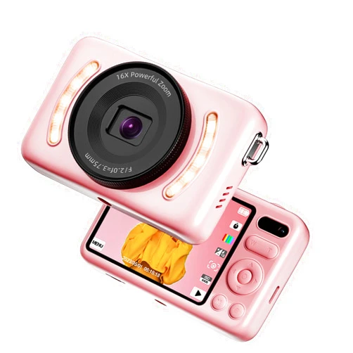 Vaktare Gud Digital Cameras,64MP Digital Camera with 64GB Storage,16X Zoom,2.8