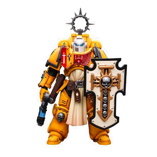 YIZRIO JoyToy Warhammer 40K Officially Licensed 1/18 Primaris Space Marines Imperial Fists Bladeguard Veteran Action Figures
