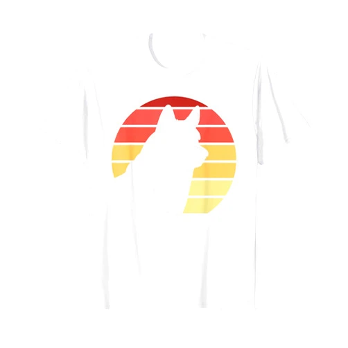 Siberian Husky Animal Dog Gift Idea Retro Siberian Husky Dog Lover Pet Animal Dog Breeder Husky T-Shirt