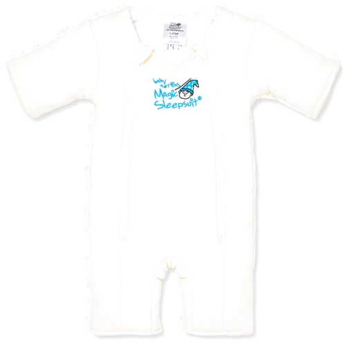 Baby Merlin's Magic Sleepsuit Baby Merlin's Cotton Magic Sleepsuit Cream- 6-9 Months