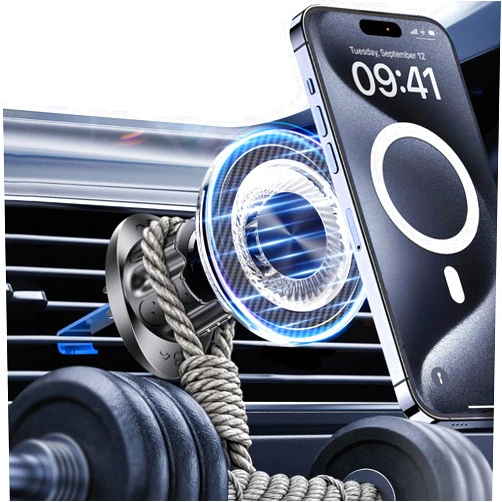 Hoarahloux for MagSafe Car Mount,【22 N55 Super Magnets】Magnetic Phone Holder for Car Air Vent, HandsFree Cell Phone Mount Car Accessories for Men Women Compatible with iPhone 17 16 15 14 13 12 Pro Max