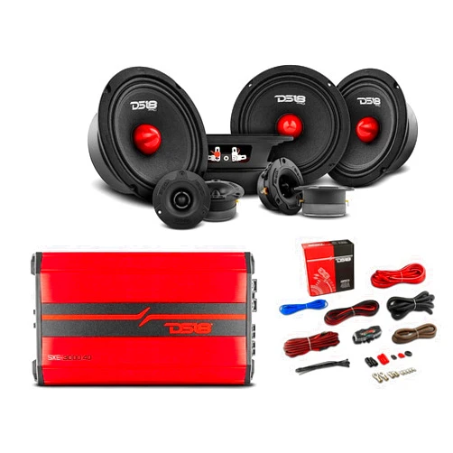 DS18 Car Speakers Bundle 4X PRO-GM6B 6.5