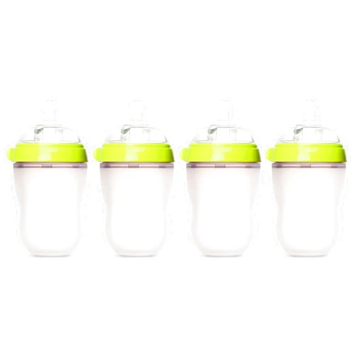 Comotomo Natural Feel Baby Bottle, 4 Pack