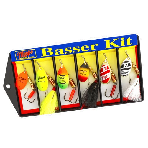 Mepp's Mepps KHB3A #2 & #3 Aglia Assortment Basser Kit, Multicolor