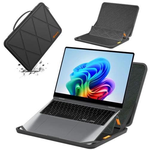 Smatree MS89T Hard EVA Protective Sleeve with Stand Compatible for 16 inch Samsung Galaxy Book5/4/3 Pro, for Samsung GalaxyBook5/4/3 Pro 360, for Galaxy Book4 Edge/Book4 Ultra/Book3 Ultra Sleeve Cover