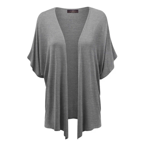 Made By Johnny Women's Kimono Style Short Sleeve Dolman Cardigan - Lightweight Open Front Summer Cover-Up