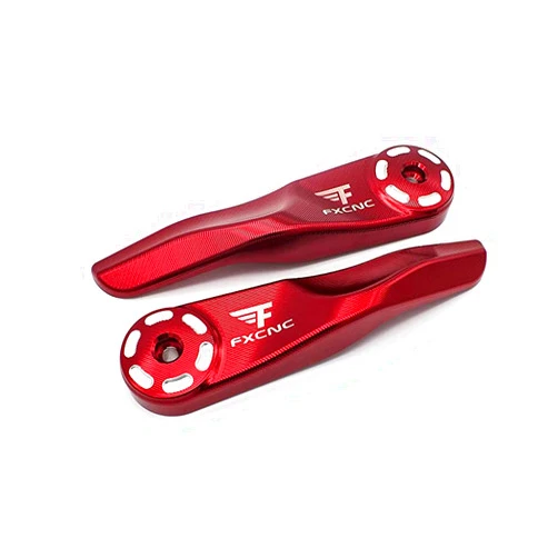 PROCNC Motorcycle Handguards Billet Hand Guard Protectors with Slider for The 2015-up Ducati Multistrada 1260/1200 / 950 and Hypermotard 950 (Red)