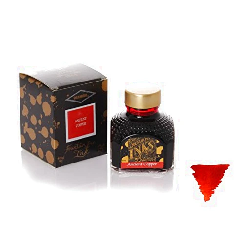 Diamine Fountain Pen Ink, 80 ml Bottle, Ancient Copper