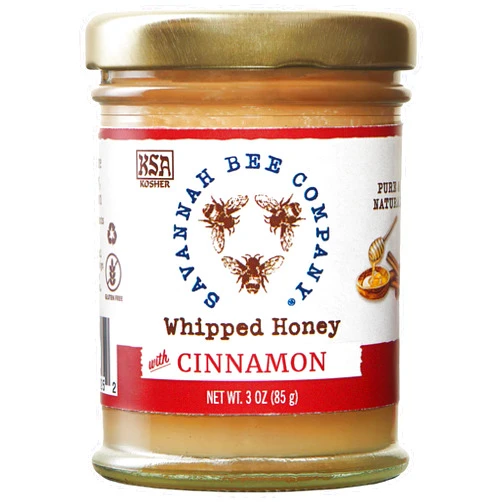 Savannah Bee Company Whipped Honey - All Natural Spreadable Honey