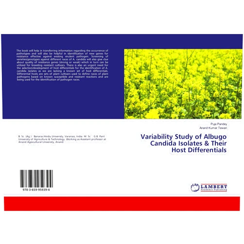 Puja Pandey,Anand Kumar Tewari Variability Study of Albugo Candida Isolates & Their Host Differentials