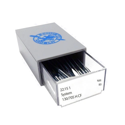 SCHMETZ Chrome Universal Household Sewing Machine Needles, Size 80/12, Bulk