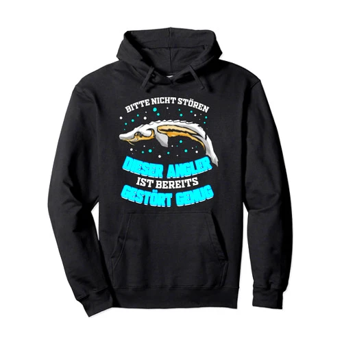 Fischer und Angelsport Shop Angler Fun Gift for Fishing Distressed Fisherman Fishing Pullover Hoodie