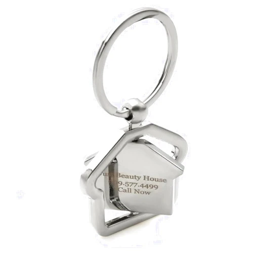 LING Ling's Design lingling design 10-Pack Personalized House Design Key Chains 360 Degree Rotational Keychains Couple Keychain by LingLing Design Gifts