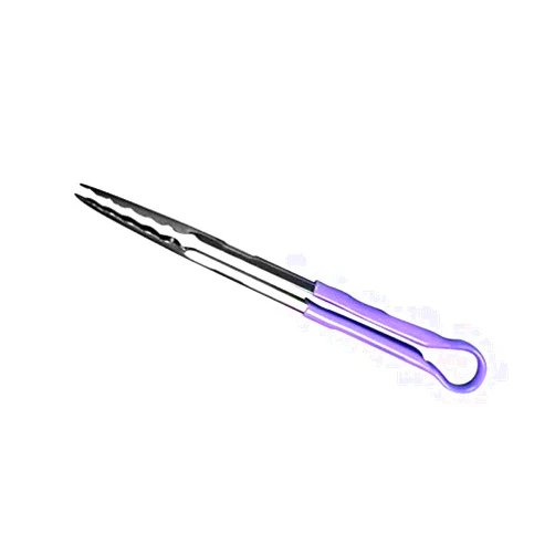 San Jamar ASZTONGS Allergen Saf-T-Zone Tongs Purple