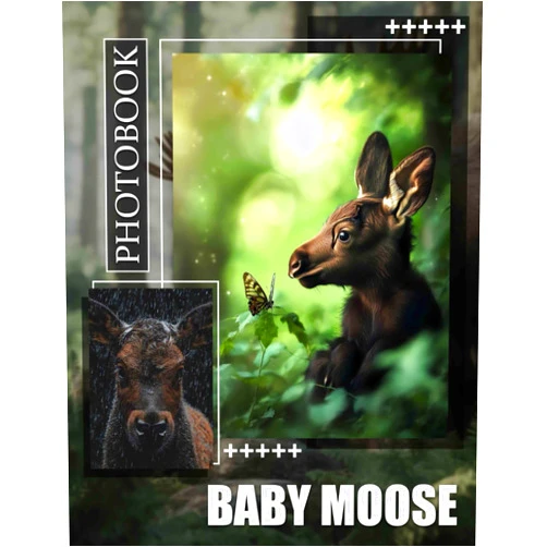 By Daisy Lozano (Author) Baby Moose Photo Book: Charming, Adorable Images Of Baby Moose For Animal Lovers And Nature Enthusiasts