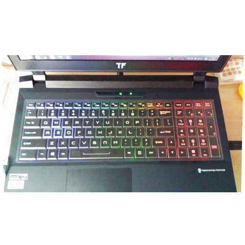 KH-Sager Laptop High Transparent Clear Tpu Keyboard Protector Skin Cover guard for Sager NP9870 NP9870-S (Clevo P870DM P873DM) NP9872-S(Clevo P870DM2) NP9873-S(P870DM3)17.3-inch