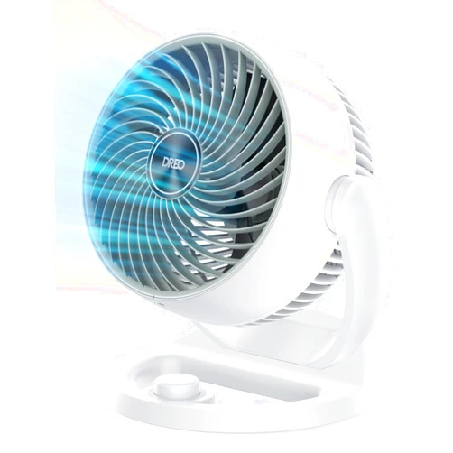 Dreo Fan for Bedroom, 12 Inches, 70ft Powerful Airflow, 28db Quiet Table Air Circulator Fans for Dorm Room, 120° Adjustable Tilt, 3 Speeds, Desktop Fan for Home, Office, Kitchen