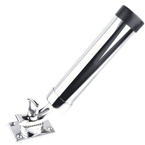 Pebbly Beach Adjustable Boat Rod Holder ,316 Stainless Steel Clamp-on Outrigger Holder for Rail