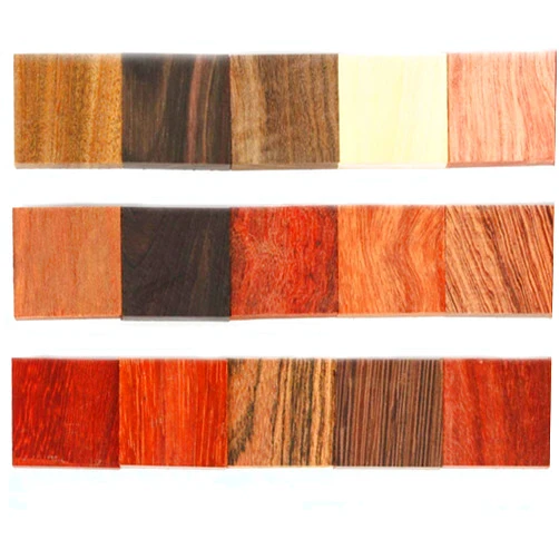Tong Gu Assorted Wood Blanks Material for Finger Ring Making DIY Woodturning Woodworking Craft 1.2''(Pack of 15)