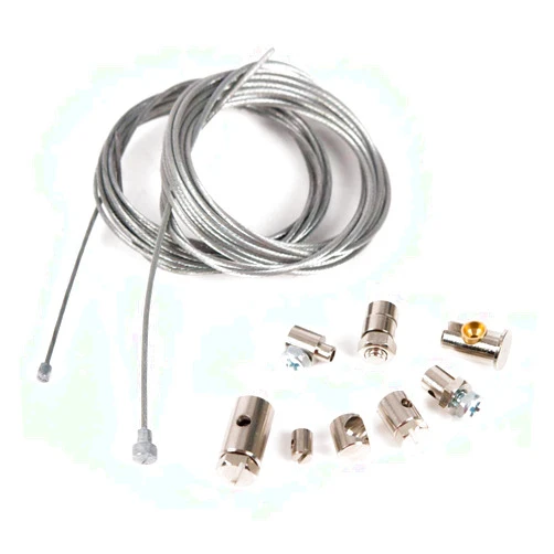 KiWAV Universal Motorcycle Emergency Throttle Clutch Brake Cable Repair Kit Compatible for Honda Yamaha Kawasaki Suzuki Motorcycle ATV Motorcross Bicycle Scooter Bike - Essential for Long Rides